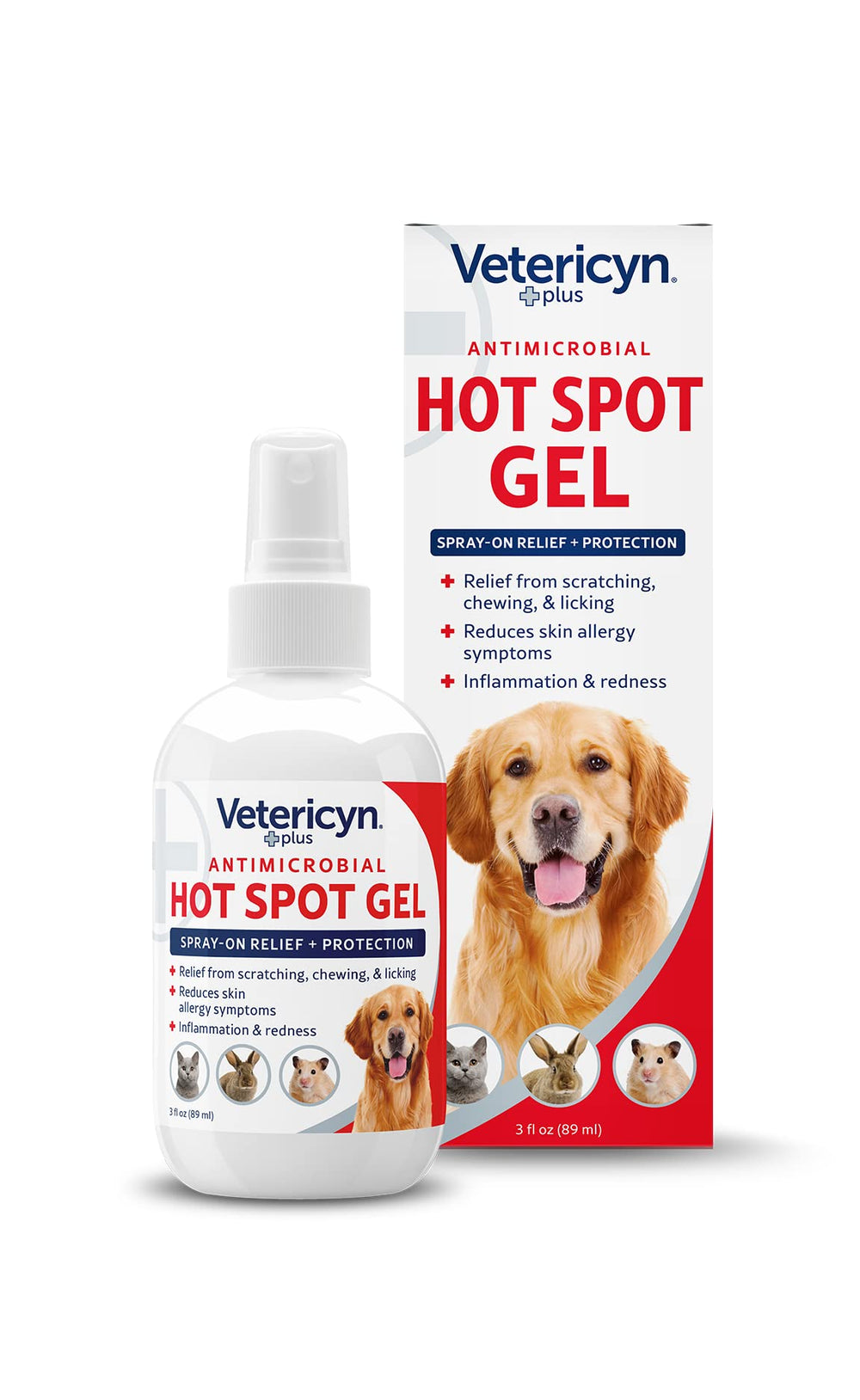 Vetericyn Plus Dog Hot Spot Gel bottle for itch relief