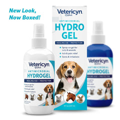 All-animals-safe wound care label highlights gentle, non-irritating formula from Vetericyn Plus.