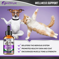 Vetflix Balance dropper shows precise dosing for dogs and cats of all sizes.