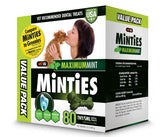 VetIQ Minties packaging with 80-count box enables easy daily dental care.
