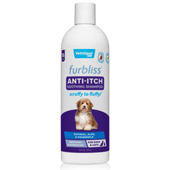 Vetnique Furbliss shampoo healthy-skin-fur: nourishes skin and softens fur for a clean, fluffy coat.