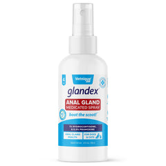 Vetnique Glandex medicated dog butt wipes package for anal gland relief