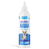 Vetnique Oticbliss ear cleaner bottle for easy weekly ear care