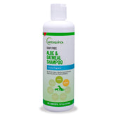 Vetoquinol Aloe & Oatmeal Shampoo bottle pour for easy application and gentle cleansing.