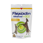 Vetoquinol Flexadin Advanced bottle with chews supporting dog joint comfort