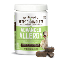 VetPro Complete Advanced Allergy soft chews packshot — palatable daily allergy support bites