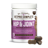 VetPro Complete dog joint supplement bottle promoting mobility.