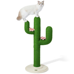 VETRESKA cat scratching post cactus 41-3 inch tall durable jute surface