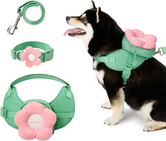 VETRESKA Flora dog harness front view with no-pull design for smoother walks