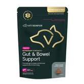 VetriScience Gut & Bowel Support duck flavor bottle front supports digestive comfort.