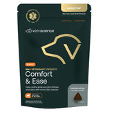 VetriScience Max Comfort & Ease chews bottle promotes dog joint support for daily activity.