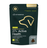 VetriScience Vet Strength 27+ bottle – daily wellness multivitamin for dogs.