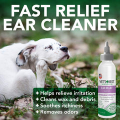 Producto Vet's Best para orejas de perro: secado y cuidado entre baños.
