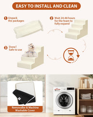 Vfrog dog stairs non-slip bottom provides strong grip for stable climbing