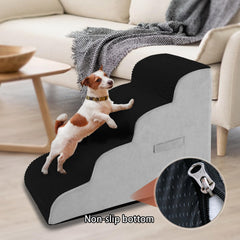 Vhaso dog stairs anti-slip corduroy cover enhances grip for safe climbs