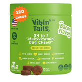 Vibin’ Tails multivitamínico masticable para perros promueve vitalidad diaria.