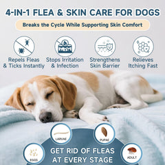 VICSOM application on dog neck demonstrates straightforward skin-on-target usage
