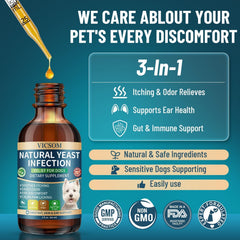VICSOM ear-care drops application captures targeted relief for irritated ears.