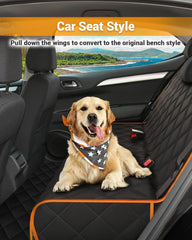 Victoper dog seat cover nonslip underside prevents sliding during rides.