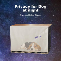 VIE DE AMAN curtain tassel adds privacy and style to your dog crate setup.