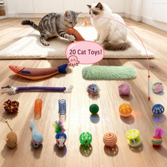 VIEFIN Cat Tunnel Bed dangling-toys entrance promotes interactive chasing and playtime.