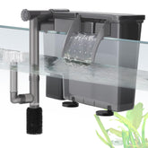 VILLNO 5W Hang-On filter front view shows space-saving, quiet operation.