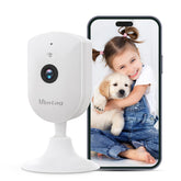 VIMTAG 3.5K security camera front view for crisp home monitoring.