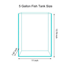 Vimvins polished edges 5-gallon tank enhances safety and desk protection.