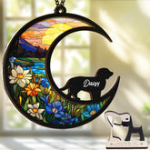 VinaTimes memorial suncatcher 6-inch design catches light in windows, preserving cherished memories.