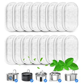 VinDox filtros 16-pack para fuente de gatos en acero inoxidable mejorando la calidad del agua