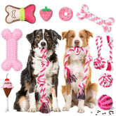 Vinsot rope-knotted-tug-toy for large dogs supports vigorous play and chewing