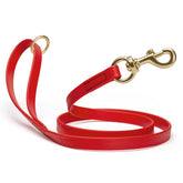 Viper Biothane K9 Leash Cherry Red 4ft; sturdy waterproof lead for tracking and training