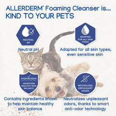 Virbac Allerderm kitten and puppy friendly foam for young pets