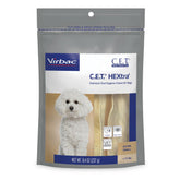 Virbac CET HEXtra packaging for small dogs supports easy daily dental care