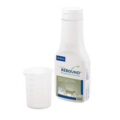 Virbac Rebound imagery emphasizes immune support and GI health during recuperation for cats.