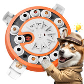 Virtulance dog puzzle toy level-3 front view offers escalating challenges for smart dogs.