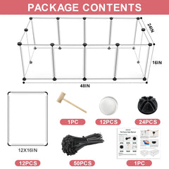VISCOO portable small-animal playpen setup shows flexible configuration