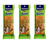 Vitakraft Crunch Sticks Apple Orange Pack – promote natural chewing for guinea pigs.