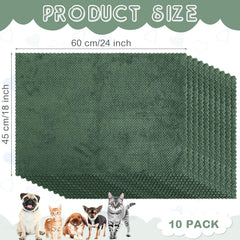 VitalCozy 18x24 inch liner used as cozy bedding and car travel mat for small pets