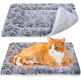VitalCozy self-warming cat mat closeup in grey shows plush warmth for cozy naps