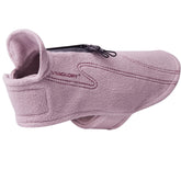 VIVAGLORY dog fleece coat front view shows easy-on design for quick chilly walks