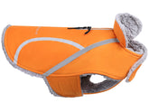 VIVAGLORY Frostfit dog coat front view showing full chest warmth for outdoor protection