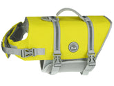 VIVAGLORY Rip Stop Dog Life Vest—bright yellow buoyancy with secure top handle.