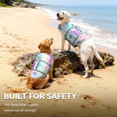 Chaleco VIVAGLORY para perros con asa superior para rescate cómodo