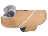 VIVAGLORY Snowrap dog coat front view - warm snug fit for chilly walks