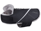 VIVAGLORY Snowrap dog coat front view highlights warm coverage for winter walks.