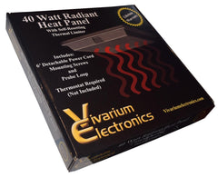 Vivarium Electronics 40W panel side view demonstrates low-profile design