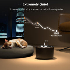 VIVIDORAMA water tank: 101 oz capacity reduces refills for busy homes.