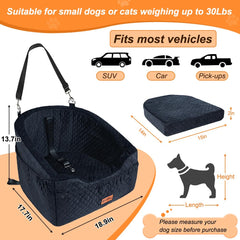 Vivifying dog car seat close-up of soft plush fabric for comfort.