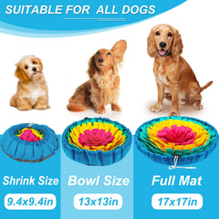 Vivifying Snuffle Mat 17x17-inch size fits most dogs for shared play